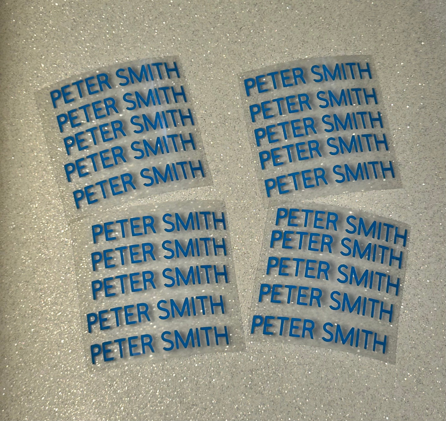 DIY Iron On Name Labels 30pk