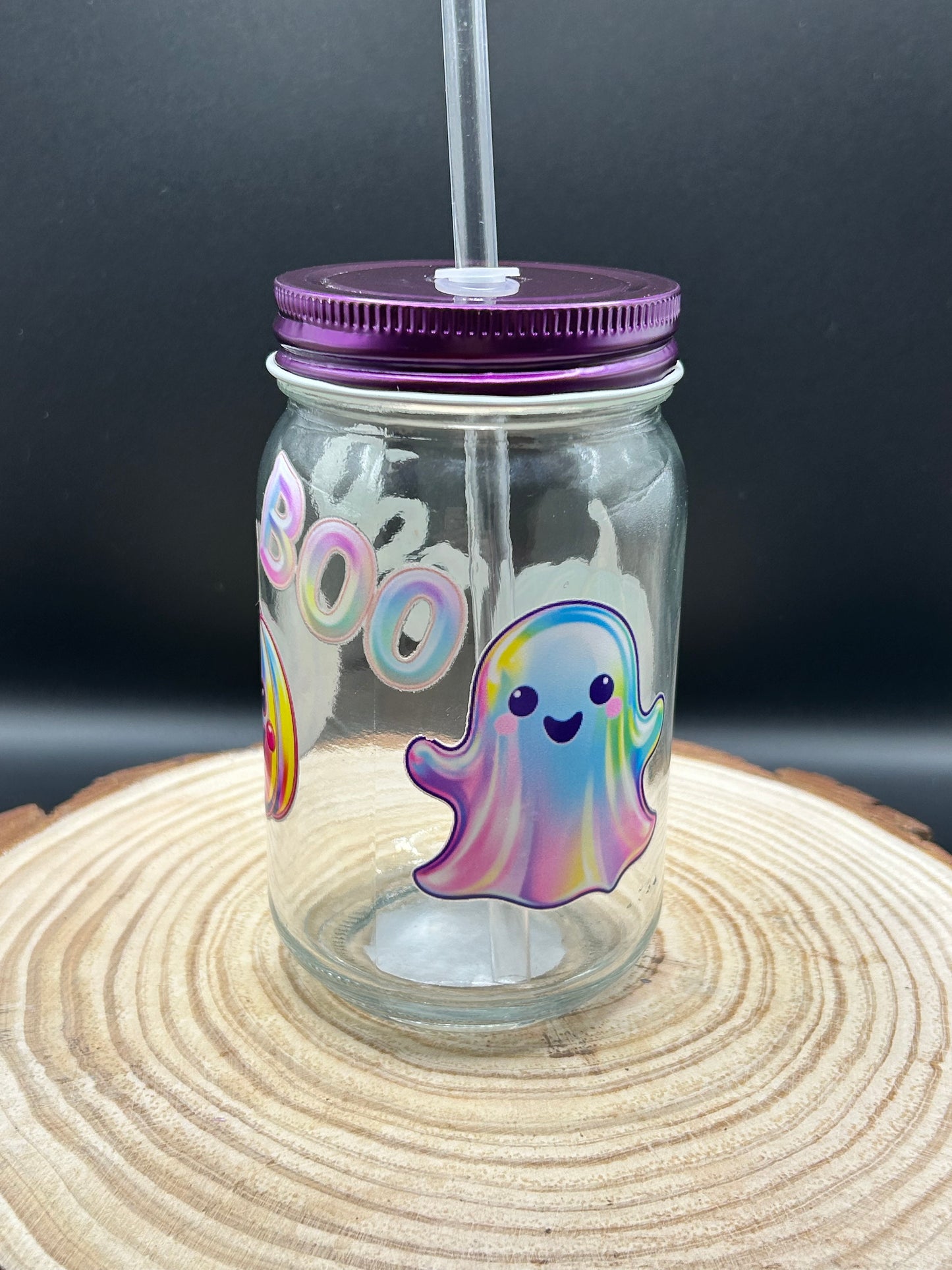 Halloween Glass Jar