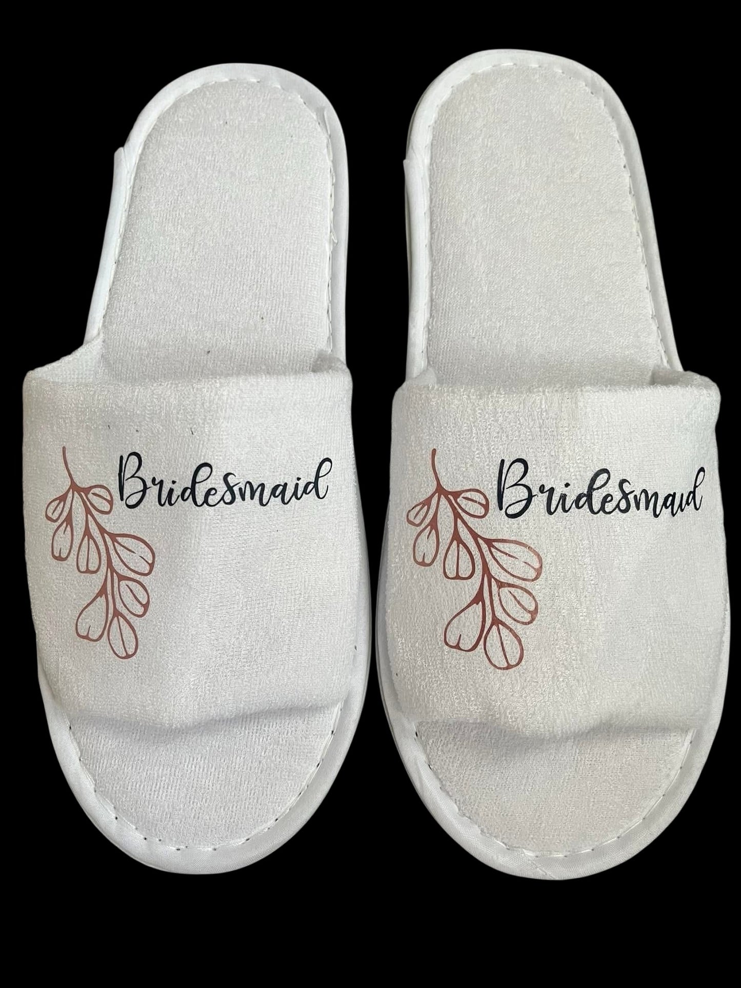 Wedding Party Spa Slippers