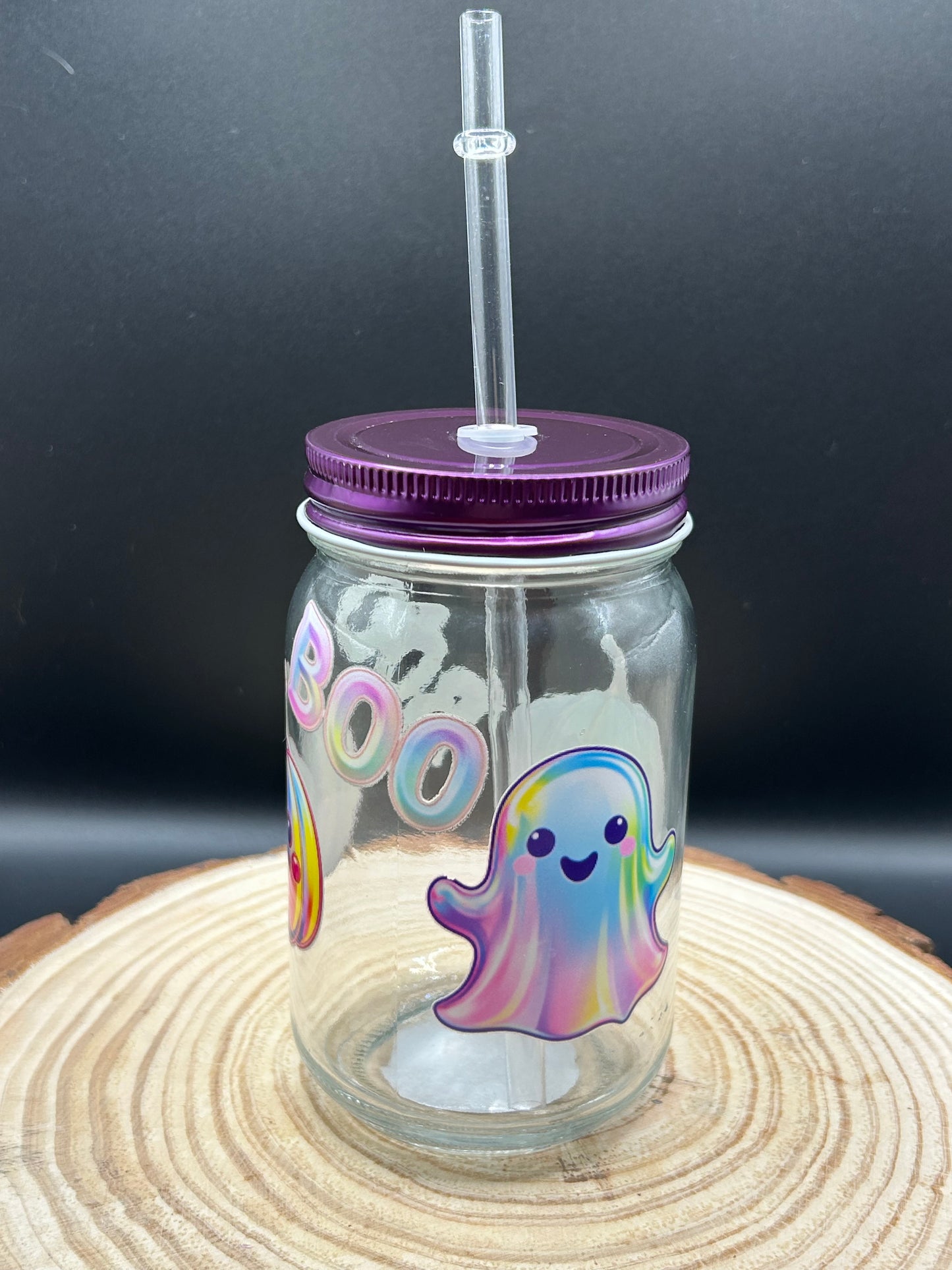 Halloween Glass Jar