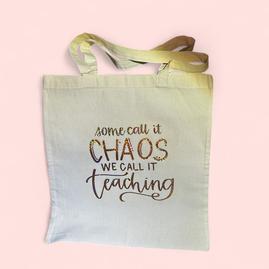 Chaos Teaching Canvas Bag