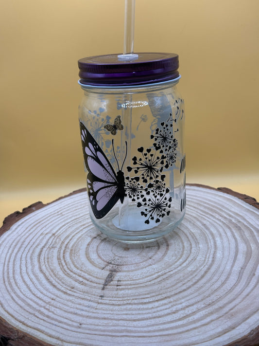 Make A Wish Glass Jar