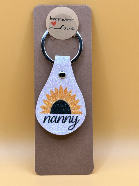 Sunflower Keyring