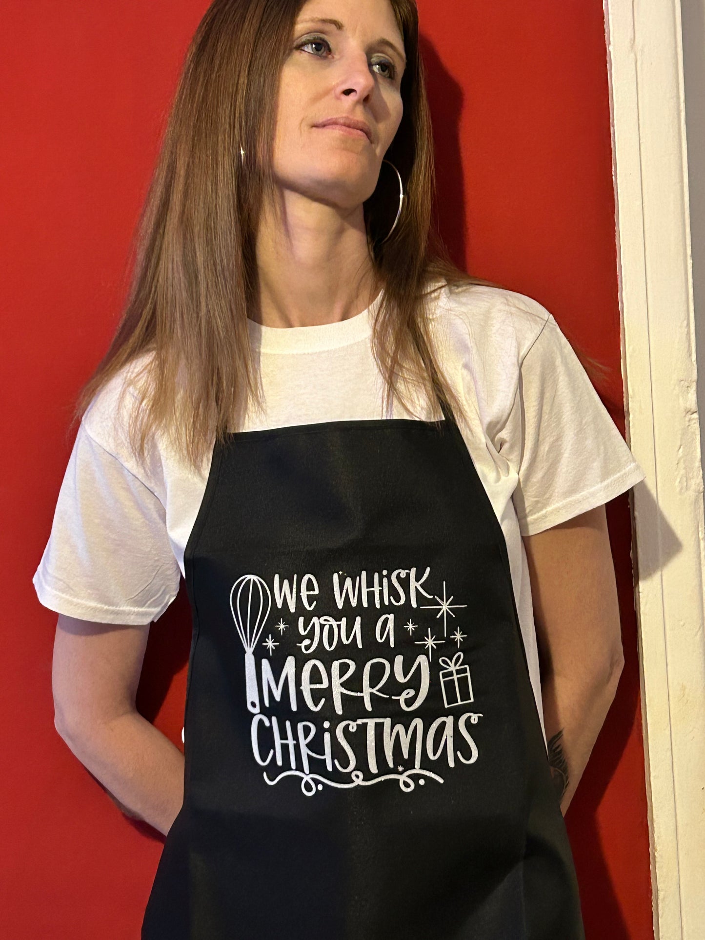 Whisk You A Merry Xmas Apron