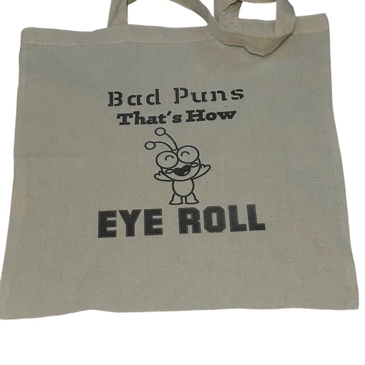 Bad Puns Cotton Bag