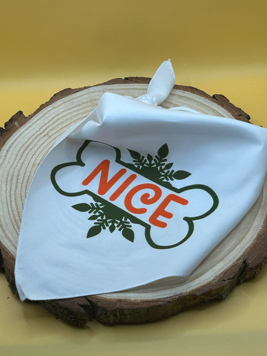 Naughty & Nice Pet Bandana