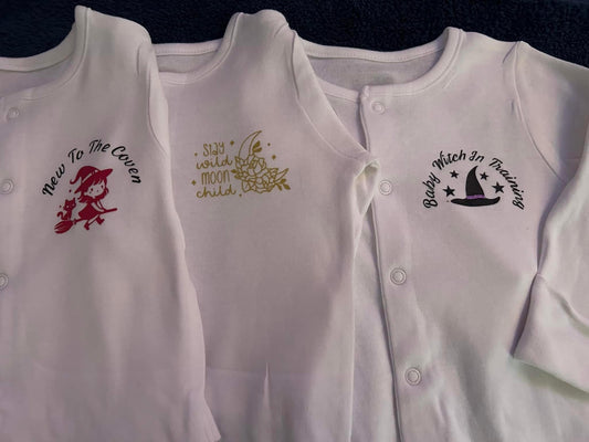 Baby Witch Sleepsuits