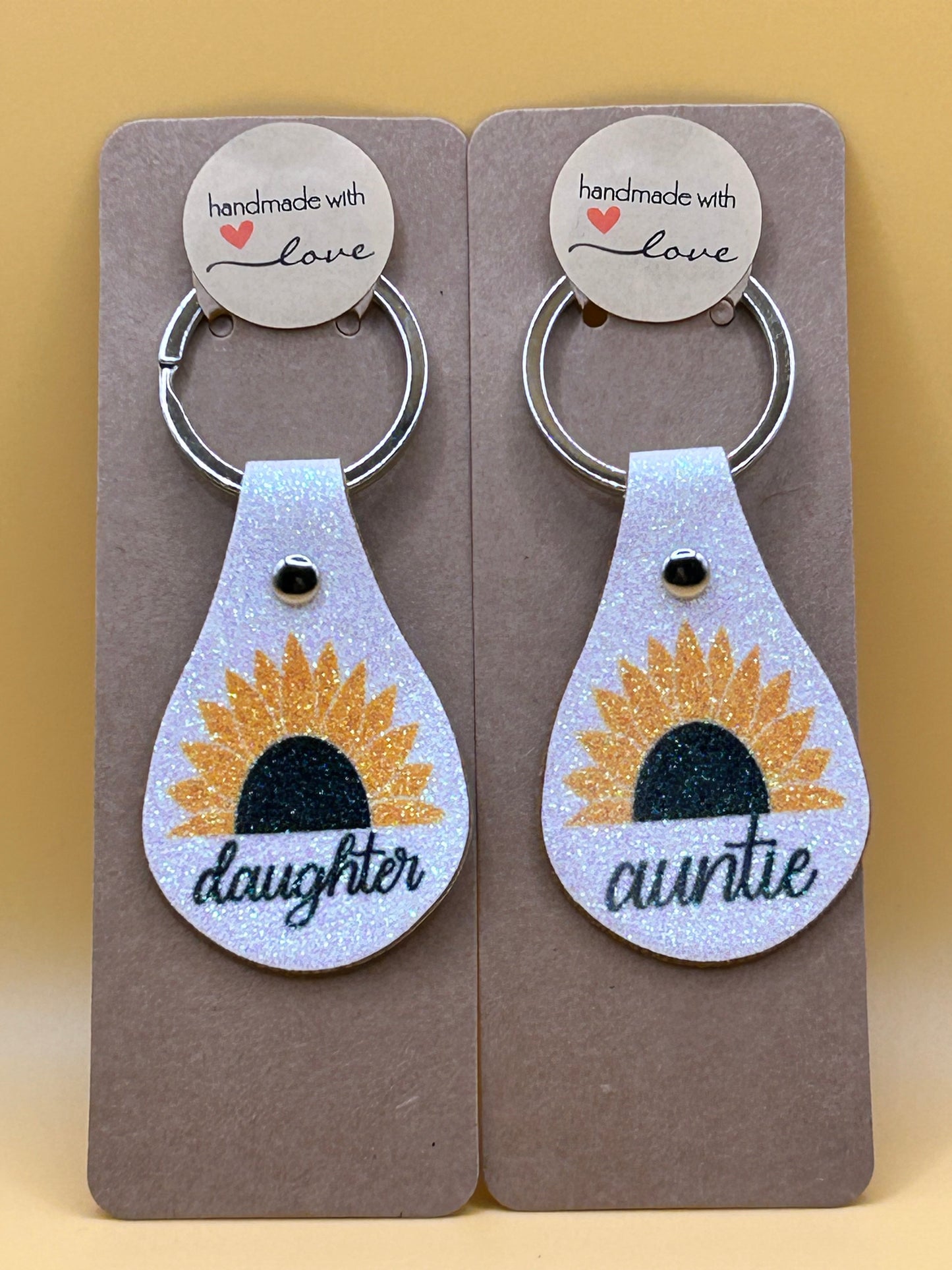 Sunflower Keyring