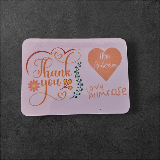 Teacher Thanks Fridge Magnet