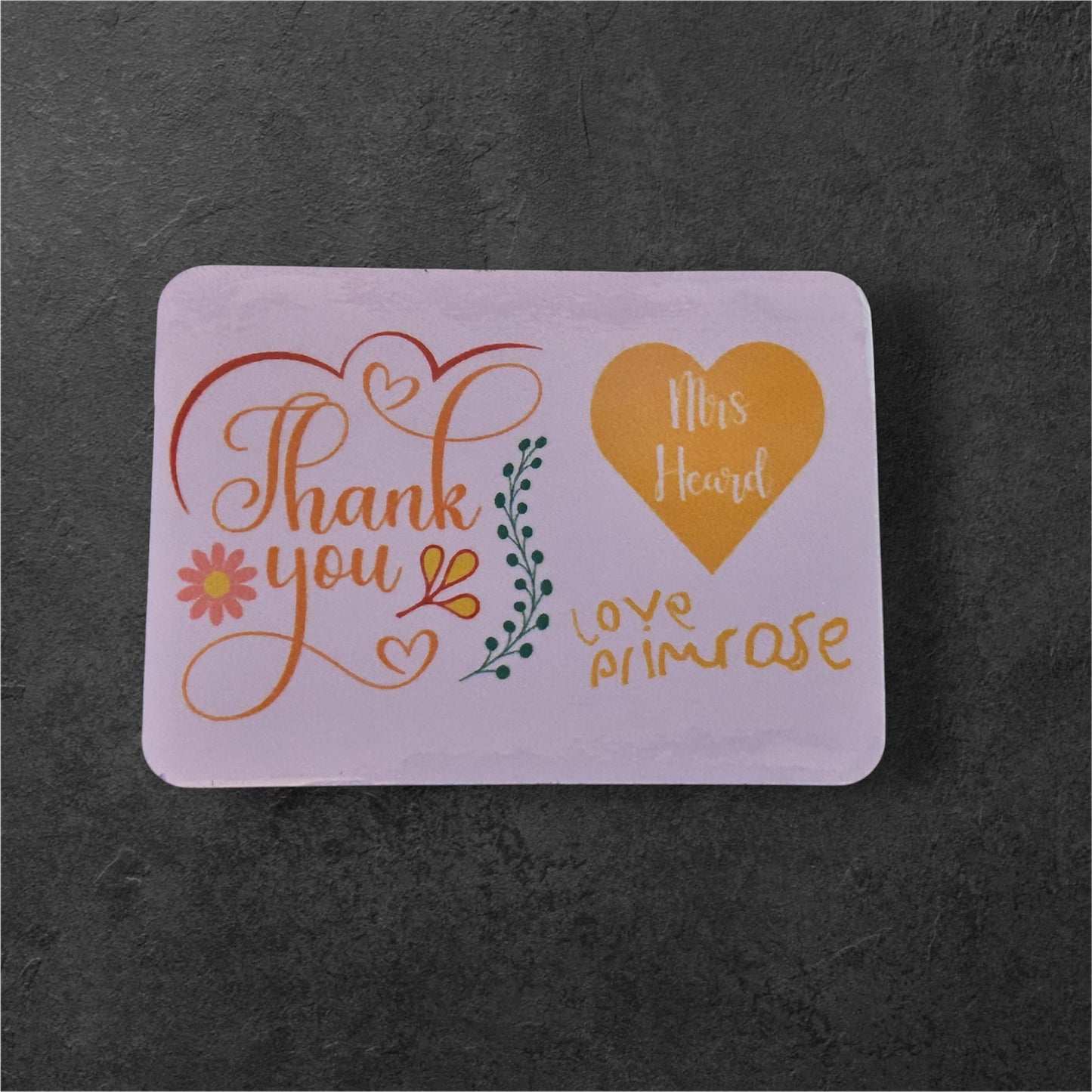 Teacher Thanks Fridge Magnet